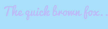 Image with Font Color BDBCF9 and Background Color A8E0F9